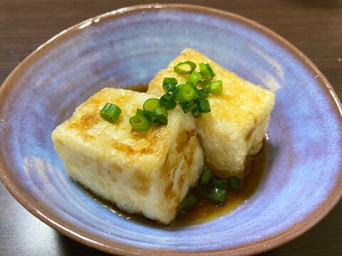 つゆの素で揚げ出し豆腐